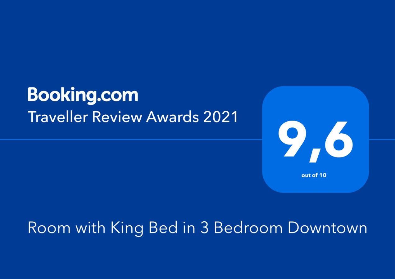 Room With King Bed In Shared 3 Bedroom Downtown 몬트리올 외부 사진
