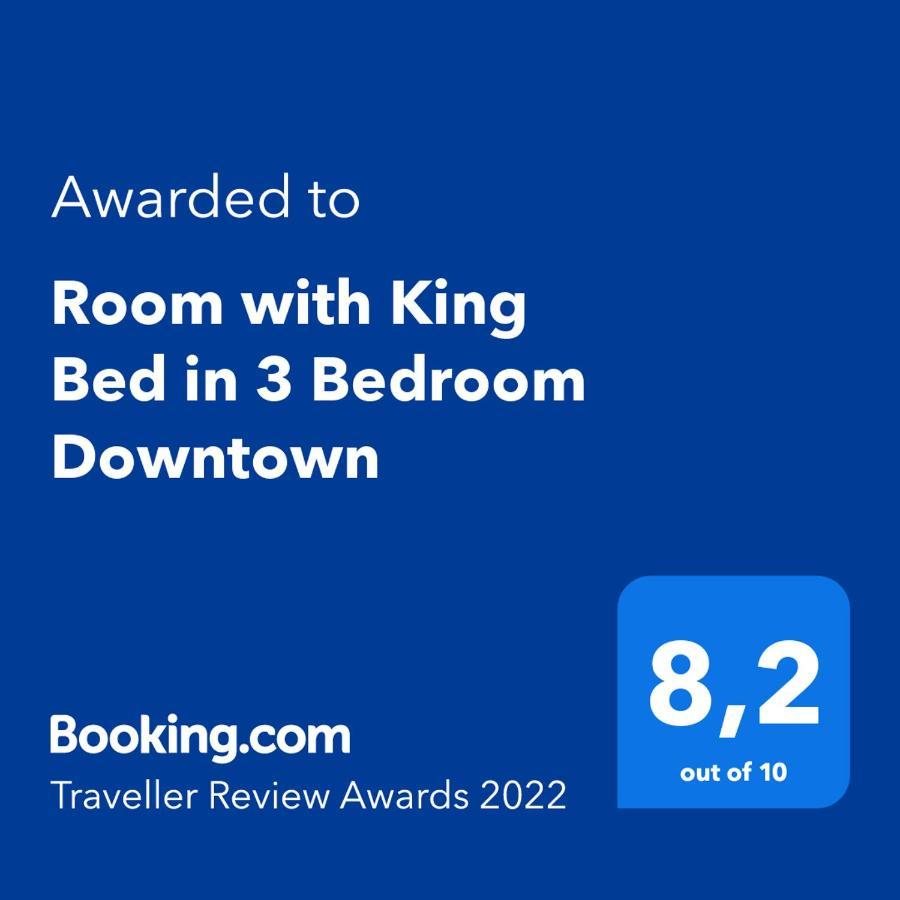 Room With King Bed In Shared 3 Bedroom Downtown 몬트리올 외부 사진